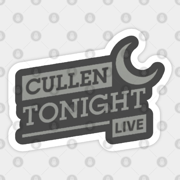 Cullen Tonight Live Sticker by TheUnseenPeril